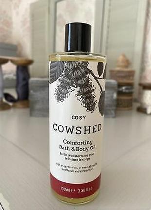 Масло для ванной и тела с пряным ароматом цветов cowshed cosy comforting bath & body oil4 фото