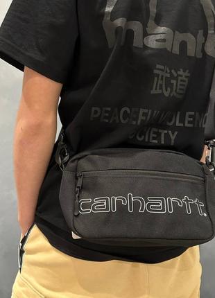 Сумка сумочка месенджер барсетка carhartt кархарт мессенджер бананка3 фото