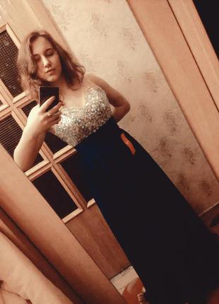 Вечернее шикарное выпускное платье