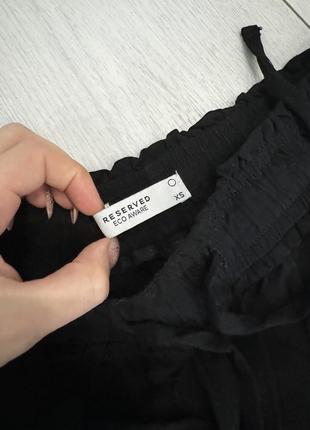 Черные легкие брюки3 фото