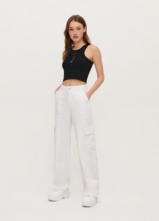 # 55 джинси штани zara білі