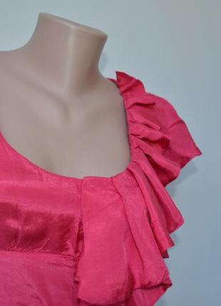 Яркая блуза с воланом от dorothy perkins3 фото