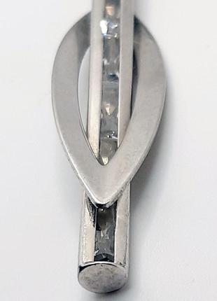 Сережки срібло 925° 6,73г. пусети висячі (с-163)7 фото