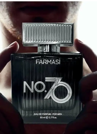 Парфюмерная мужская вода № 70 farmasi, 80ml