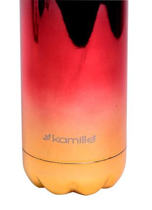 Термобанка kamille рожевий 500 мл із неіржавкої сталі km-2206 "lv"3 фото