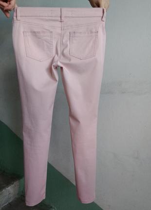 Р 8 / 42-44 стильные базовые пудровые джинсы штаны брюки скинни стрейчевые next2 фото