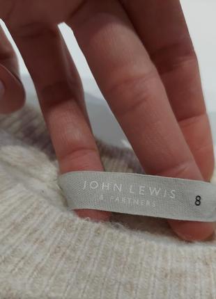 Невероятно мягусенький джемпер, свитшот с белочками john lewis бежевый меланж 6-8 лет6 фото