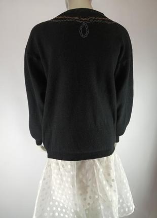 Крутой винтажный кардиган размер xs-s-m кофта пуловер джемпер6 фото