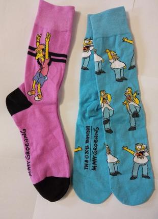 Две пары! набор!
носки simpsons primark англия хлопковые
размер 39-42