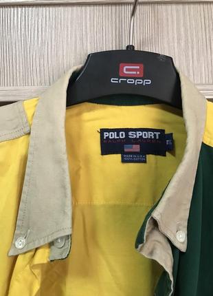 Чоловіча сорочка трьохкольорова polo usa 2 xl2 фото