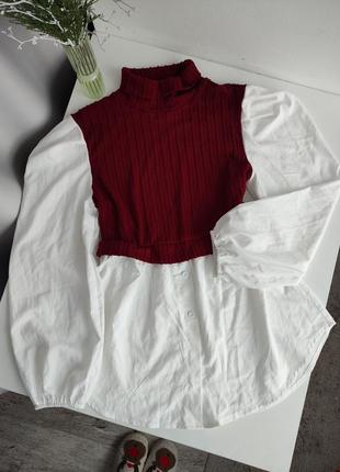 Красивая удлиненная блуза1 фото