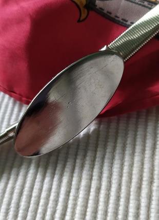 Винтажный итальянский серебряный металлический пояс ремень, пружина металл2 фото