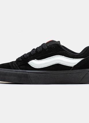 Женские кеды vans knu skool black white 36-37-38-39-40-41