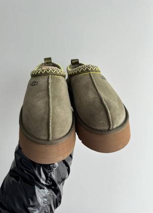 Уггі угги уги угі ugg tasman tazz platform burnt olive (premium)❄️3 фото