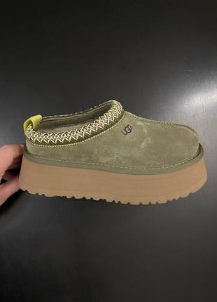 Уггі угги уги угі ugg tasman tazz platform burnt olive (premium)❄️1 фото