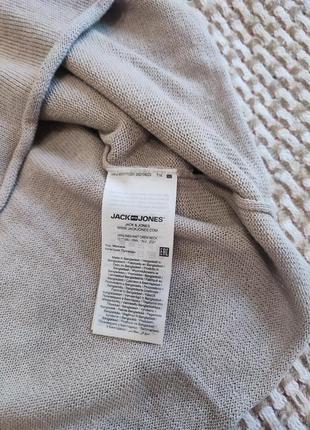 Мужской свитер  джемпер чоловічий светр jack&amp; jones лён+коттон6 фото