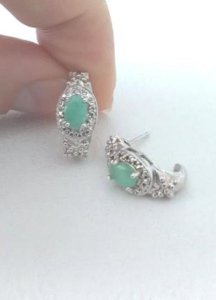 Сережки, срібло 925 проби