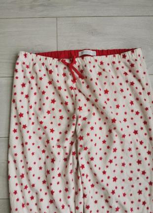 Пижамные флисовые брюки в зрачках2 фото
