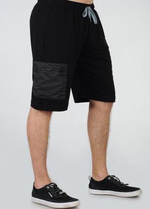 Мужские удлиненные шорты трикотажные tailer (2053)2 фото
