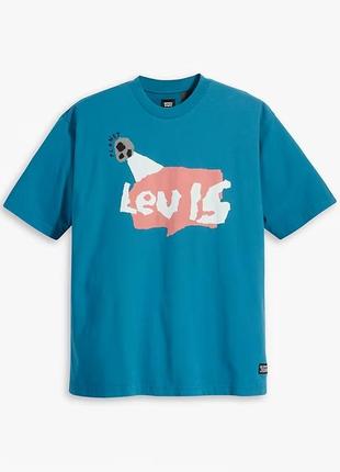 Графическая футболка levi's skate box !7 фото