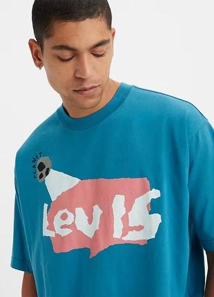 Графическая футболка levi's skate box !3 фото