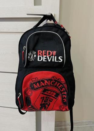 Рюкзак manchester united fc official red devils оригинал1 фото