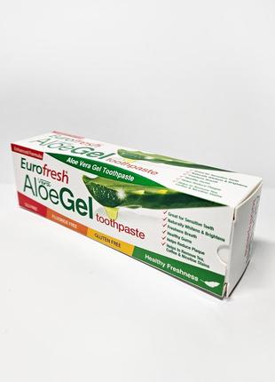 Зубна паста з екстрактом алое eurofresh фармасі farmasi aloe gel 112 г 1113005 алоє вера5 фото