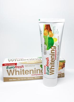 Отбеливающая зубная паста с нимом 112 г фармаси farmasi eurofresh whitening toothpaste 11130152 фото