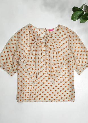 ❤️шифонова блуза в горох