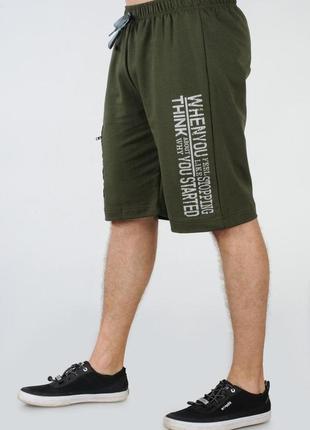 Мужские удлиненные шорты трикотажные tailer (2053)