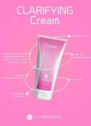 Отбеливающий крем femintimate clarifying cream (100 мл) осветляющий крем для кожи2 фото