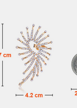 Серьги-каффы "brincos" 2