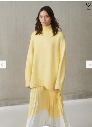 Светр soft sweater uniqlo c pastel yellow butter