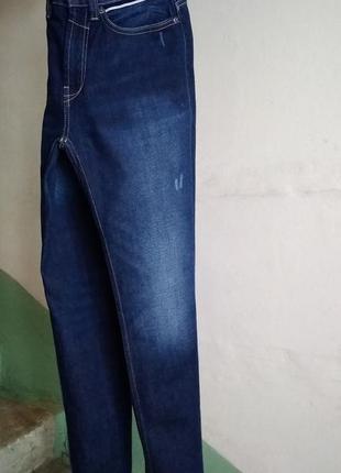 28s 71 см стильні базові сині джинси штани скіні бойфренд burton menswear london4 фото