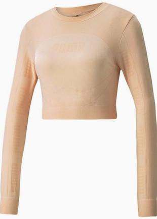 Топ з довгим рукавом puma evoknit long sleeve top womens новий оригінал з сша1 фото