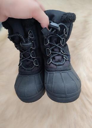 Теплые брендовые зимние ботинки сноубутсы sorel2 фото