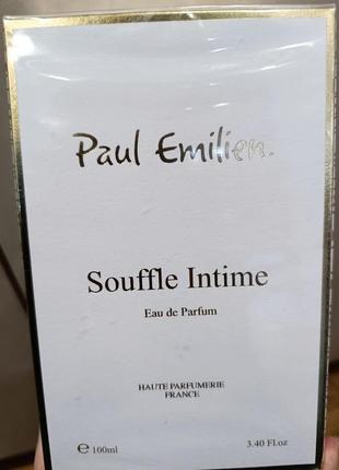 Жизнерадостный аромат для мужчин и женщин souffle intime paul emilien