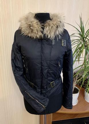 Куртка пуховик бомбер укорочений розмір s