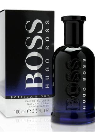 Чоловіча туалетна вода boss bottled night 100 мл1 фото