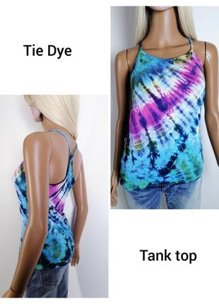 Классный топ в принт tie dye1 фото