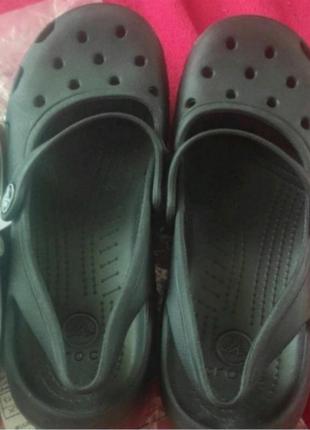 Кроксы,сандали,детские,черного цвета,crocs2 фото