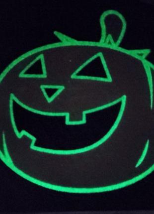 Наклейки светящиеся в темноте "halloween " хэллоуин тыква4 фото