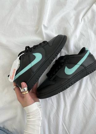 Новые кроссовки nike sb dunk low tiffany / найк данк / тифани / женские кроссовки / демисезонные / весна, лето, осень / премиум6 фото