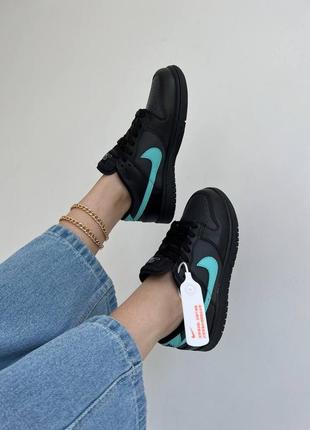 Новые кроссовки nike sb dunk low tiffany / найк данк / тифани / женские кроссовки / демисезонные / весна, лето, осень / премиум5 фото