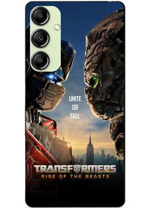 Силіконовий чохол бампер для samsung a24 з малюнком звіробої трансформери transformers