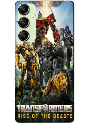 Чехол силиконовый бампер для samsung a24 звероботы трансформеры transformers