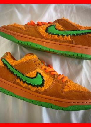 Нові кросівки nike sb dunk low grateful dead bears / найк данк / демісезонні / чоловічі, жіночі, дитячі / весна, літо, осінь / кросівки найк