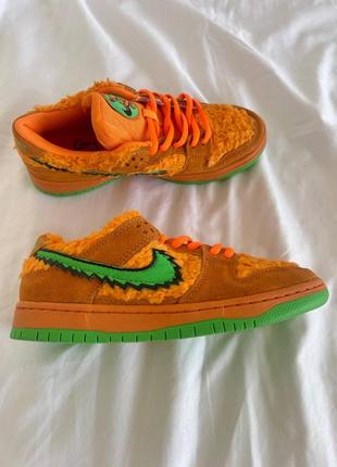 Новые кроссовки nike sb dunk low grateful dead bears / найк данк / демисезонные / мужские, женские, детские / весна, лето, осень8 фото