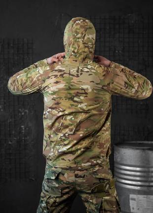 Куртка ветровка тактическая камуфляжная водоотталкиваюзая мультикам  , весенняя армейская куртка .6 фото