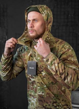 Куртка ветровка тактическая камуфляжная водоотталкиваюзая мультикам  , весенняя армейская куртка .7 фото